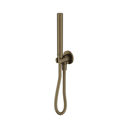 Slim Shower on Bracket Tumbled Antique Brass [338380]