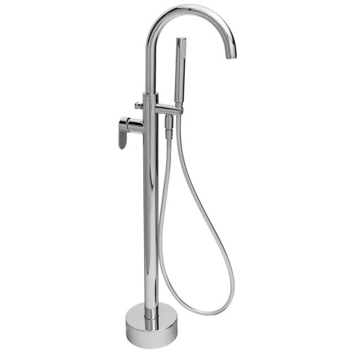 Sturt Round Bath Filler w/Hand Shower Chrome 3Star [133555]