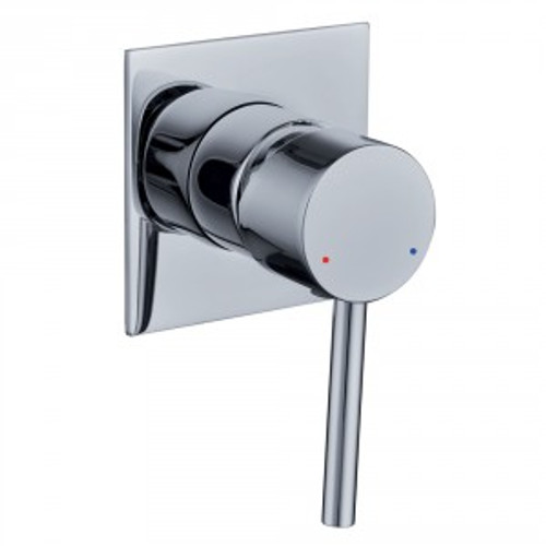 Projix MK2 Bath/Shower Mixer (Square Wall Plate) Pin Lever Chrome [136015]