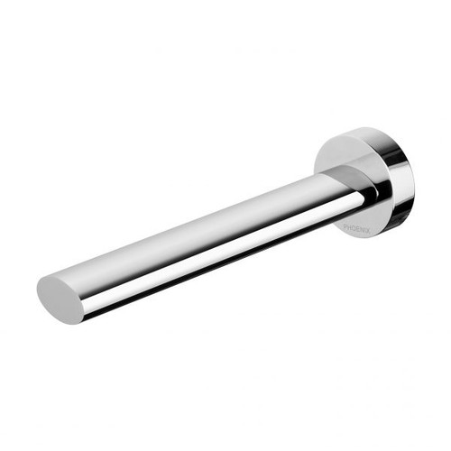 Vivid Slimline Oval Wall Bath Spout/Outlet 180mm Chrome [132820]