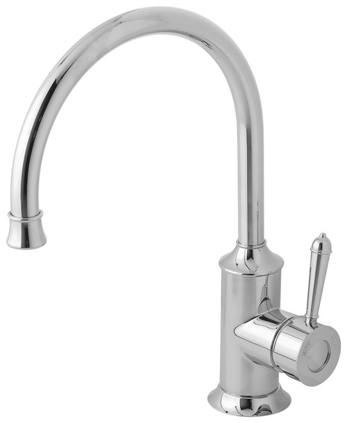 Nostalgia Sink Mixer 220mm Gooseneck 4Star Chrome [136349]