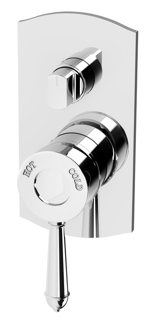 Nostalgia Bath & Shower Diverter Mixer Chrome [136357]