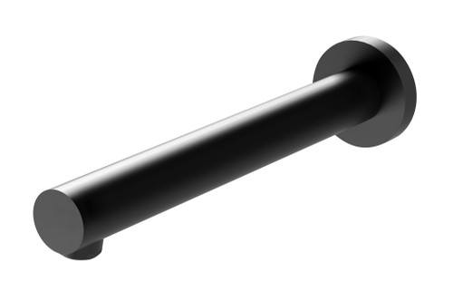Vivid Wall Bath Spout/Outlet 200mm Matte Black [150461]