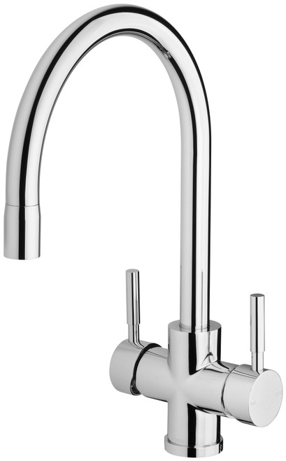 Vivid Sink Mixer (Filtered ) Gooseneck Spout with Filters 5Star Chrome [150434]