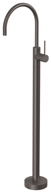Vivid Slimline Floor Mounted Bath Mixer Gunmetal [151472]