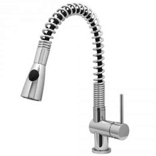Hudson Sink Mixer w/Veggie Spray Pull-Out Chrome 4Star [137434]