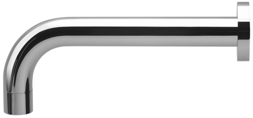 Vivid Wall Bath Outlet/Spout 200mm Curved Chrome [151860]