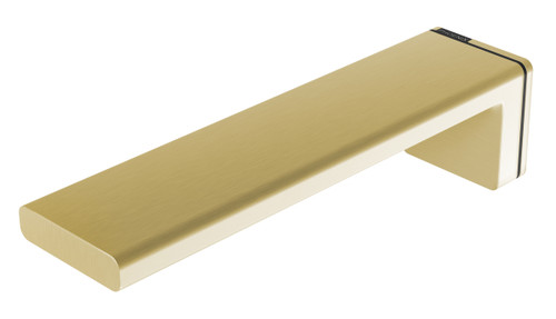 Alia Wall Bath or Basin Spout/Outlet 200mm 4Star Brushed Gold [153567]
