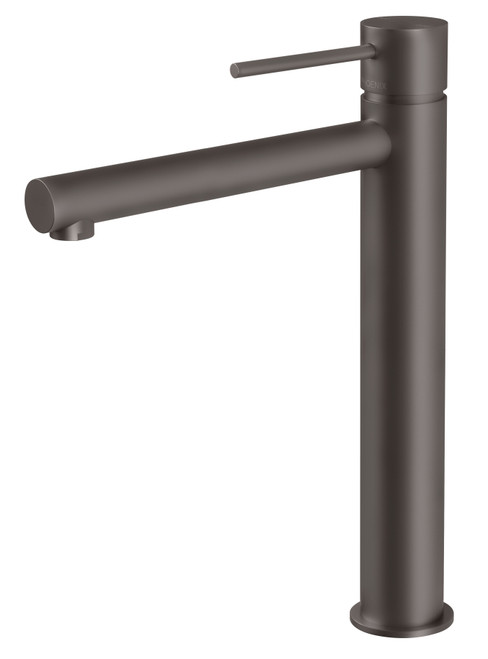 Vivid Slimline Hob Tall/Vessel Basin Mixer (Straight Spout) 6Star Gunmetal [155273]