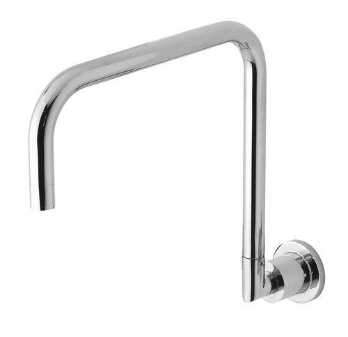 Vivid Pin Lever Wall Sink Spout/Outlet 240mm Squareline Chrome [158869]