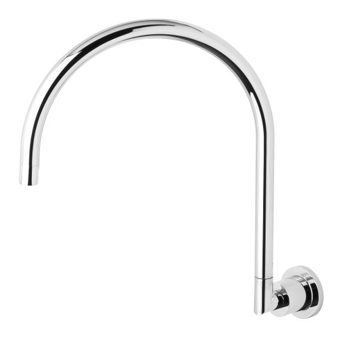 Vivid Pin Lever Wall Sink Spout/Outlet Gooseneck 3Star Chrome [158870]