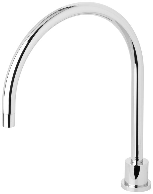 Vivid Pin Lever Hob Spa Spout/Outlet 200mm Gooseneck Chrome [158875]