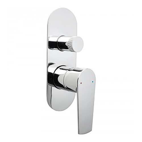 Alpha Bath/Shower Mixer w/Diverter Chrome [150014]