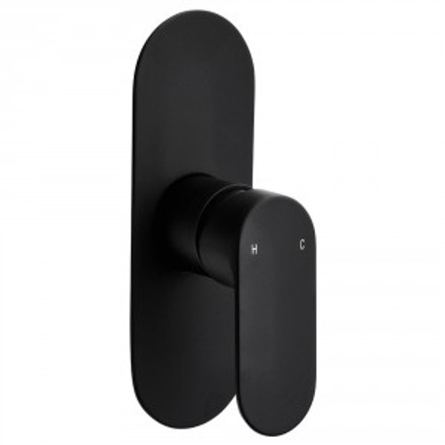 Raven Bath/Shower Mixer Matte Black [150017]