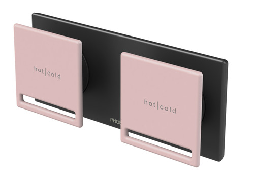 Zimi Wall Twin Shower Mixer (No Handle) Matte Black [168369]