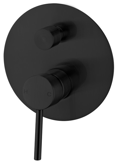 Dolce Bath & Shower Diverter Mixer Matte Black [181251]