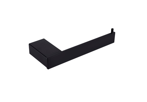 Celia Toilet Roll Holder Matte Black [181295]