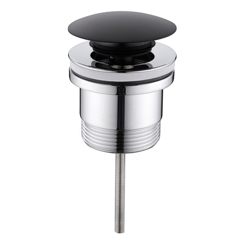 Universal Pop Up Basin Plug & Waste Matte Black [181309]