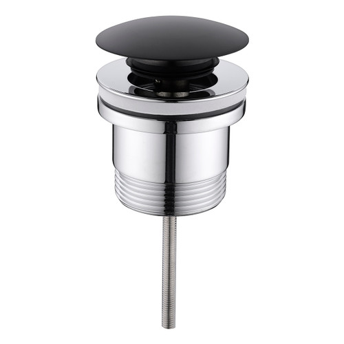 Universal Pop Up Basin Plug & Waste Matte Black [181309]