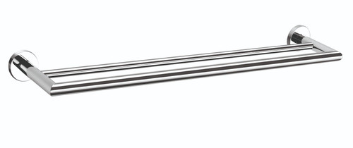 Towel Rail Double 700mm Chrome [181325]