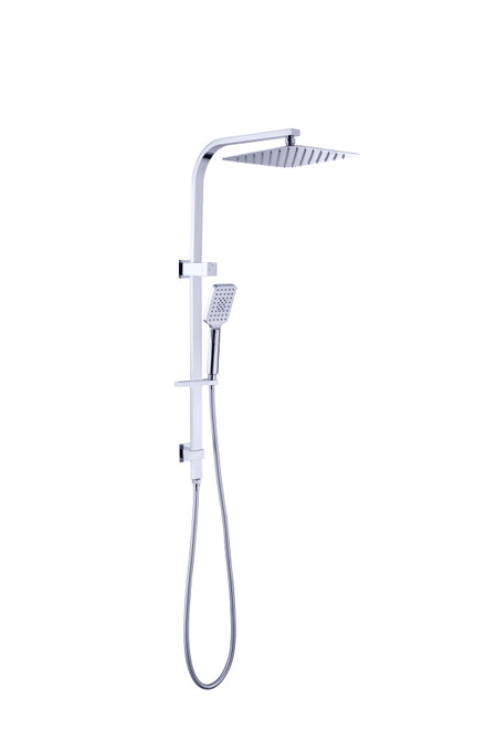 Celia Bianca Square Twin Shower Set 4Star Chrome [181344]