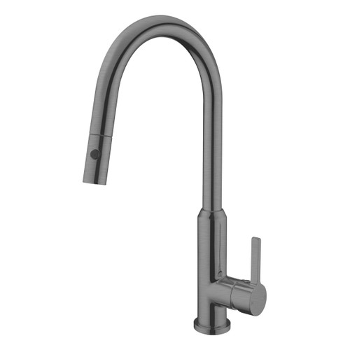Pearl Sink Mixer wirh Pull-Out Vegie Spray 6Star Gunmetal [195079]