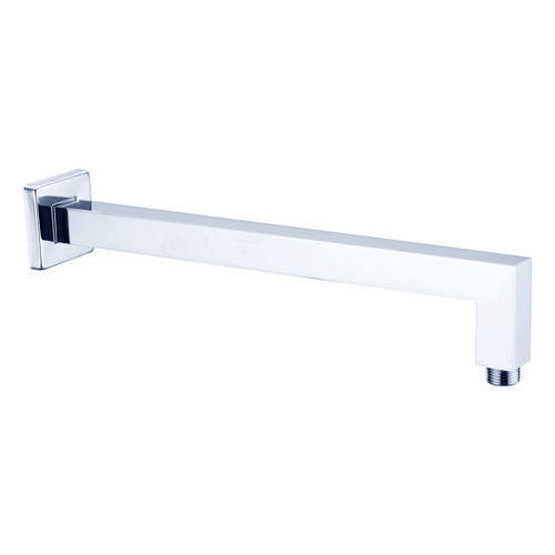 Square Wall Shower Arm 340mm Chrome [195136]