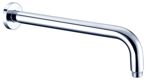Round Wall Shower Arm 340mm Chrome [195139]