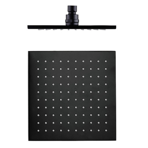 Shower Head Square 250mm 3Star Matte Black [195175]