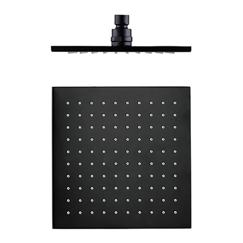 Shower Head Square 250mm 3Star Matte Black [195175]
