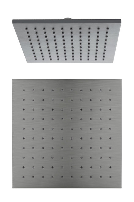 Shower Head Square 250mm 3Star Gunmetal [195177]