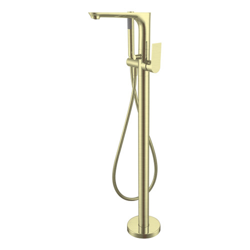 Bianca Free Standing Bath Mixer with Hand Shower Brushed Gold [195192]