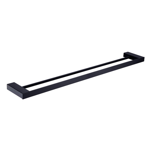 Celia Towel Rail Double 600mm Matte Black [194945]