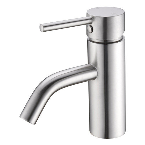 Dolce Basin MIxer Stylish (Angled Downwards) Spout 5Star Brushed Nickel [194955]
