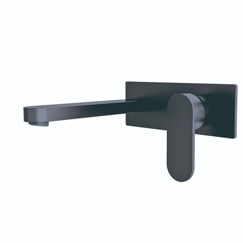 Ecco Wall Basin Mixer 5Star Matte Black [195050]