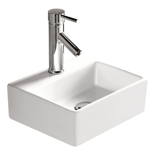 Modena Baby Above Counter Or Wall Basin 330mm x 290mm x 120mm White [180594]