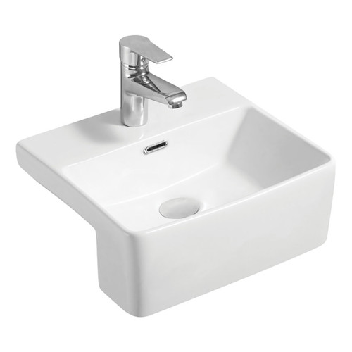 Petra Semi Recessed Mini Basin 400mm x 360mm x 160mm White [180757]