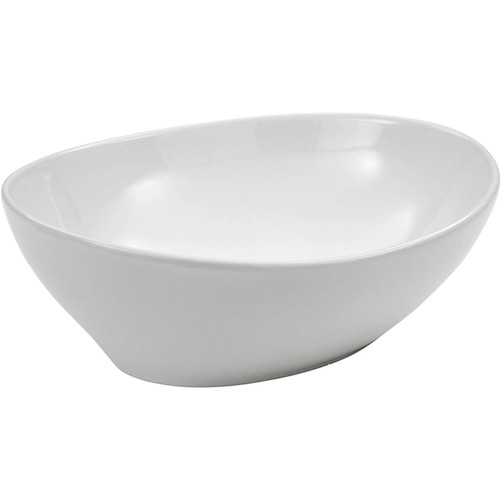 Paola Above Counter Basin 410mm x 335mm x 145mm with Pop Up Waste White [191145]