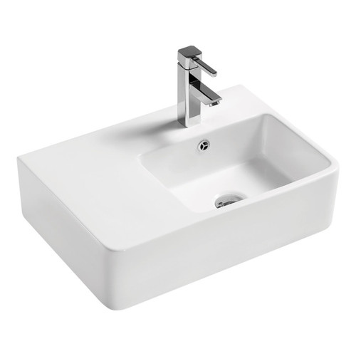Delta Care Wall Basin Right Hand Bowl White 1 Tap Hole [191777]