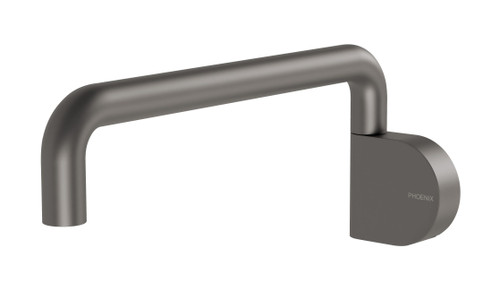 Designer Swivel Round Bath Spout 230mm Gunmetal [180765]