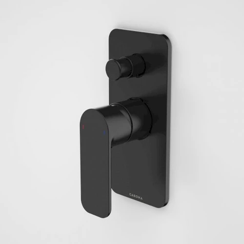 Luna Bath/Shower Mixer w/Diverter Black [194589]