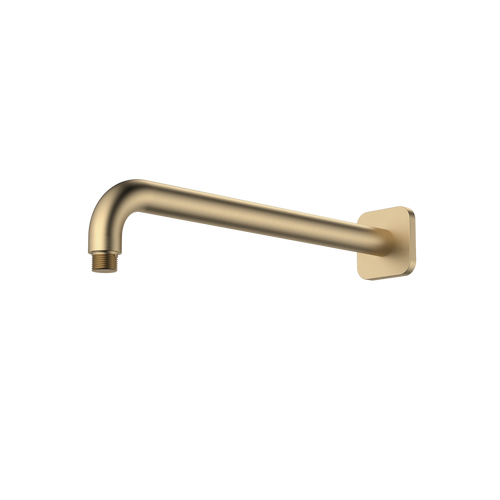Luna Right Angle Shower Arm Brushed Brass [194639]