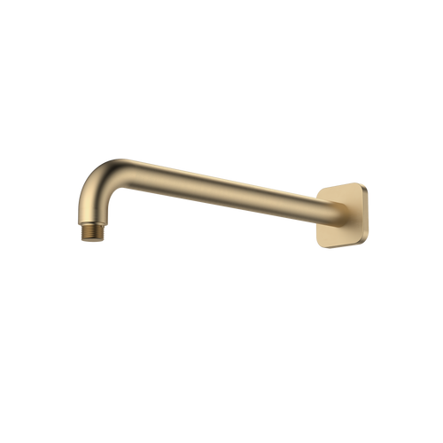 Luna Right Angle Shower Arm Brushed Brass [194639]