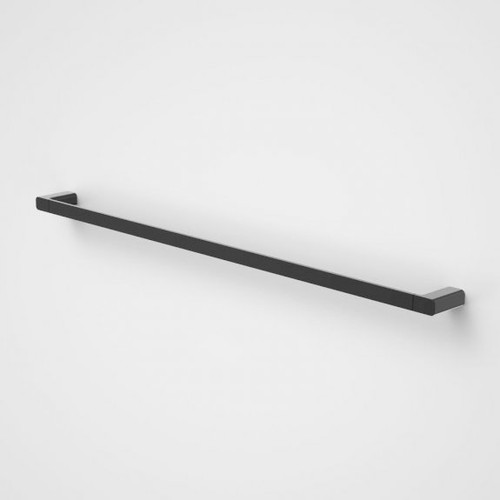 Luna Single Towel Rail 930mm Black [194612]
