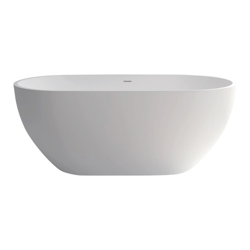 Nero Freestanding Cast Stone Bath 1400mm White [158190]