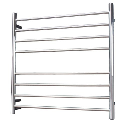 Heated Round Ladder 750mm x 750mm Mirror Polished Left Hand Wired [117543]