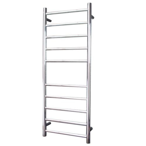 Heated Round Ladder 430mm x 1100mm Mirror Polished Right Hand Wired [117584]