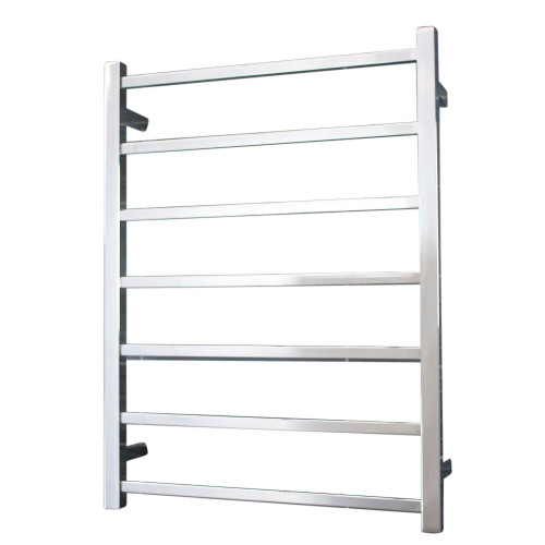 Heated Square Ladder 600mm x 800mm Mirror Polished Right Hand Wired [117586]