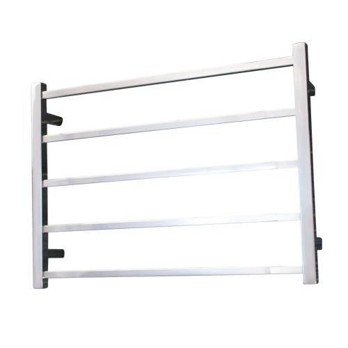 Radiant Australia Heated Square Ladder 750 x 550mm Mirror Polished Right Hand Wired [133701]