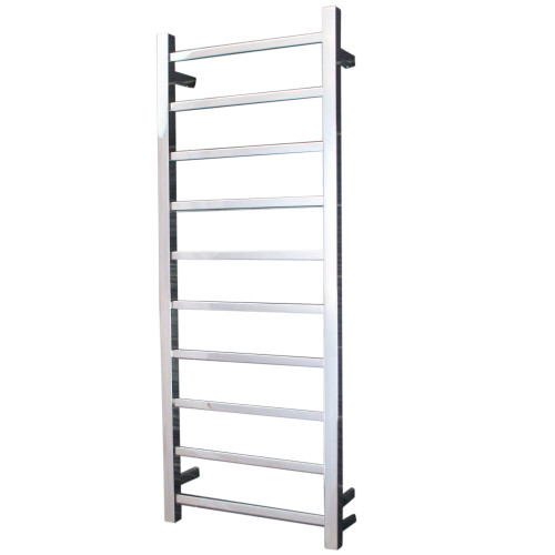 Radiant Australia Heated Square Ladder 430 x 1000mm Mirror Polished Left Hand Wired [133704]